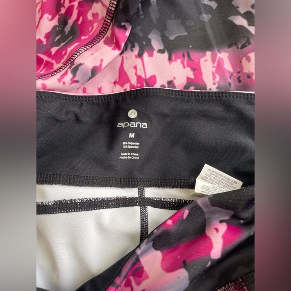 Apana Pink Camo Workout Leggings - Picture 3 of 3